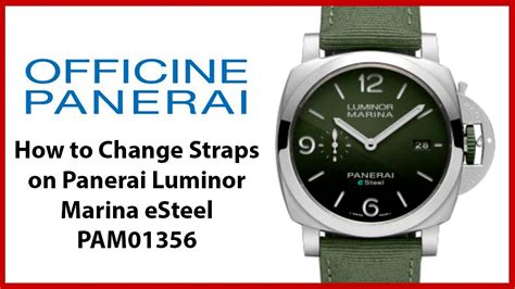 how to change strap on panerai luminor